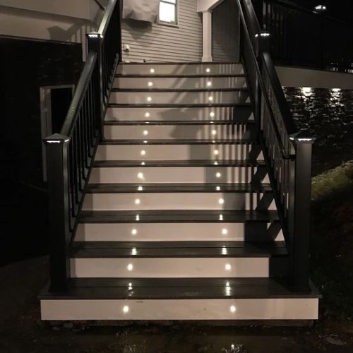 Landscape Stair Lighting Installation by LKN Lights